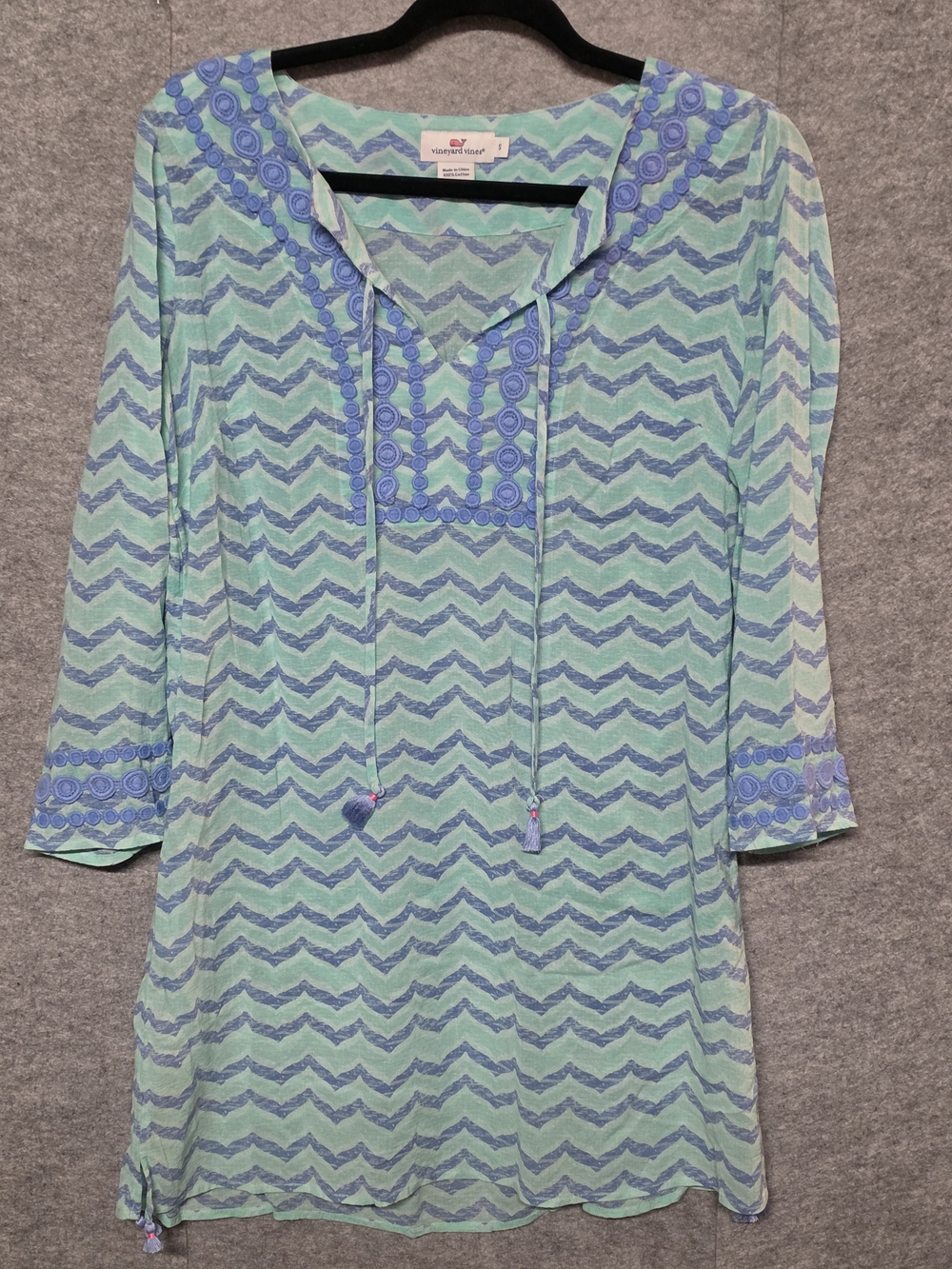 Vineyard Vines Chevron Swim Cover-Up Tunic